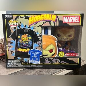 Funko Hobgoblin adult t-shirt and bobble head figure